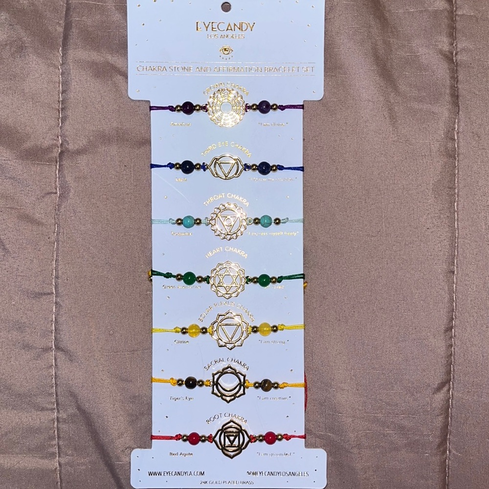 Chakra stone bracelets